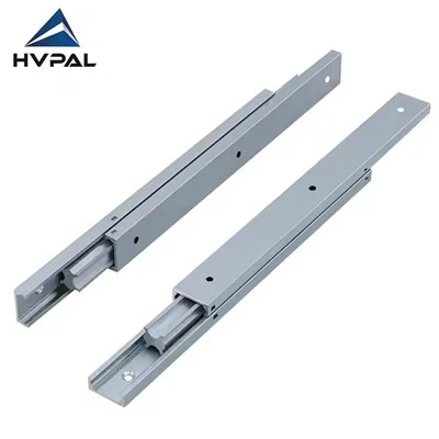 Doble Capa Empuje Abierto Cajón de Aluminio Diapositivas
